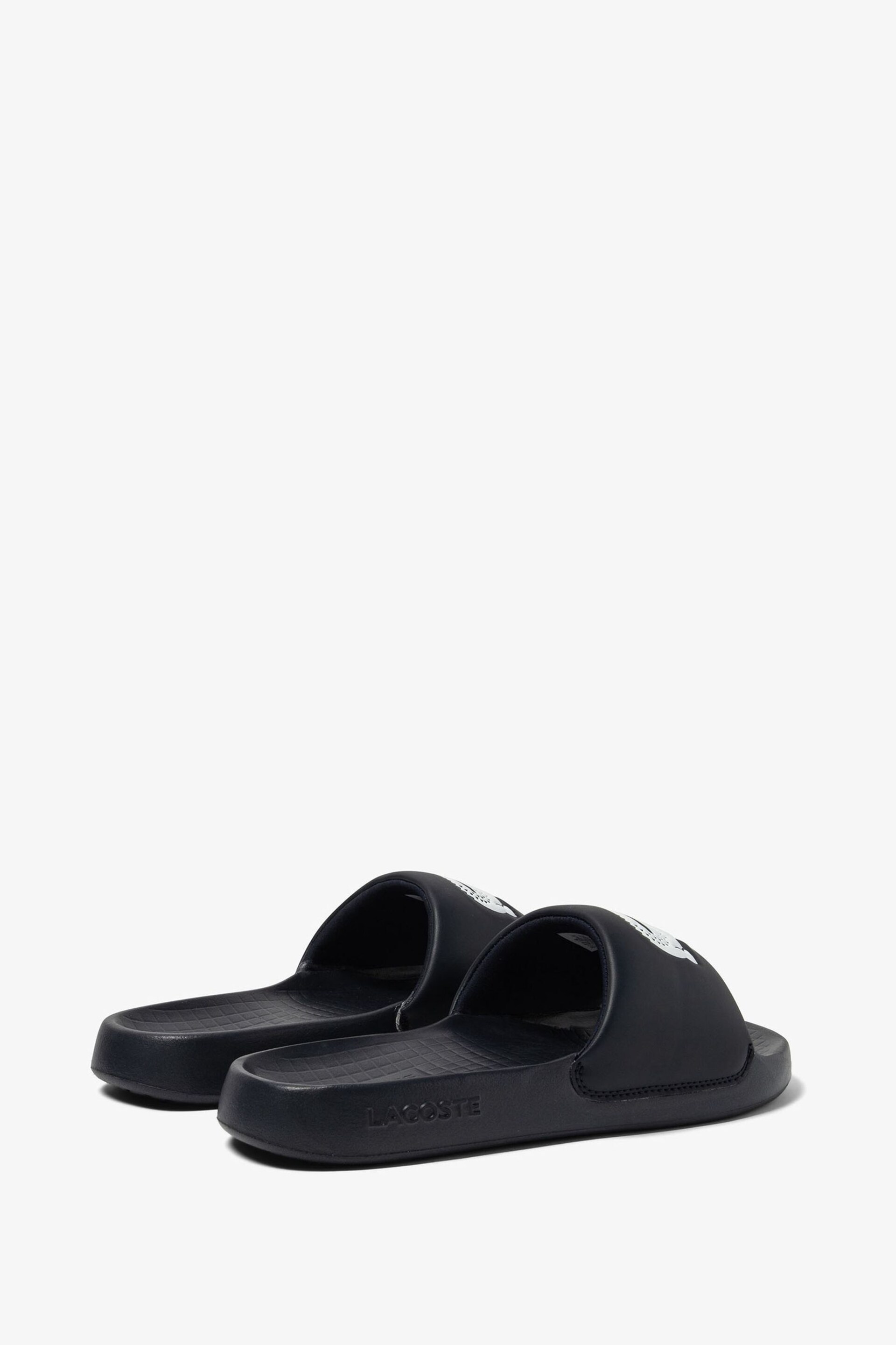 Lacoste Mens Serve Croco 1.0 Rubber Sliders - Image 3 of 6