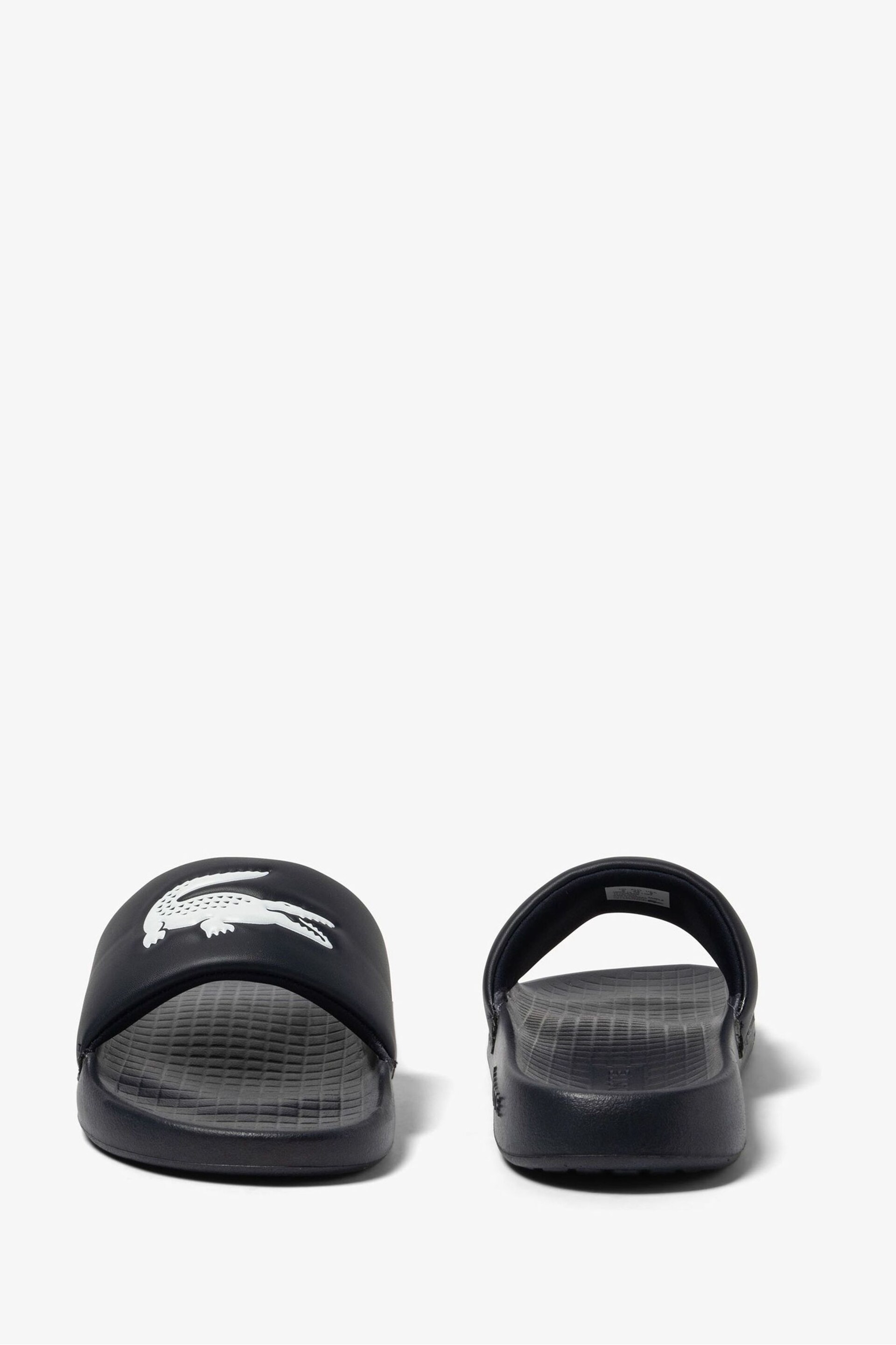 Lacoste Mens Serve Croco 1.0 Rubber Sliders - Image 3 of 5