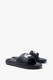 Lacoste Mens Serve Croco 1.0 Rubber Sliders - Image 4 of 5