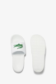 Lacoste Mens Serve Croco 1.0 Rubber Sliders - Image 3 of 6