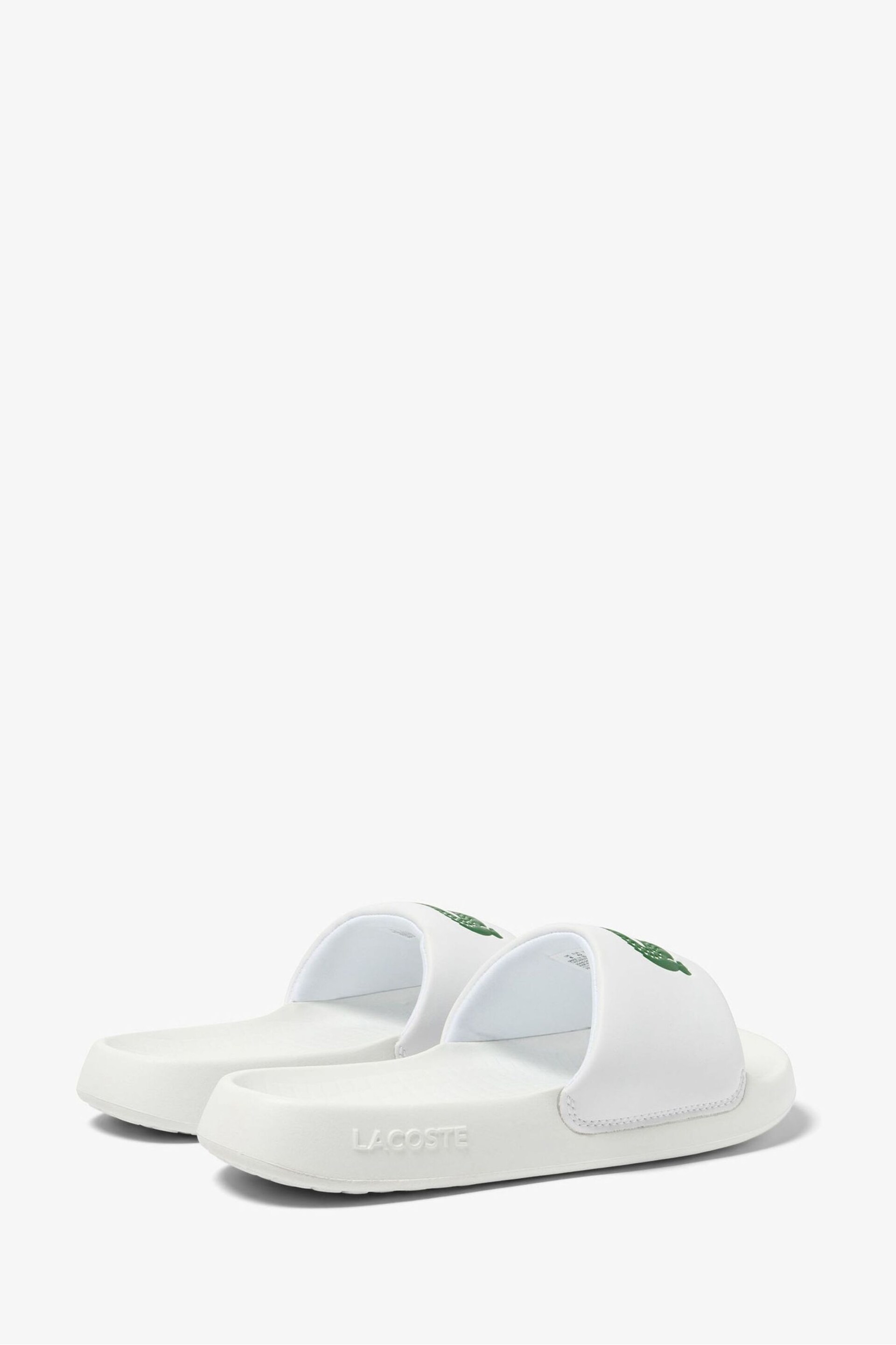 Lacoste Mens Serve Croco 1.0 Rubber Sliders - Image 4 of 6