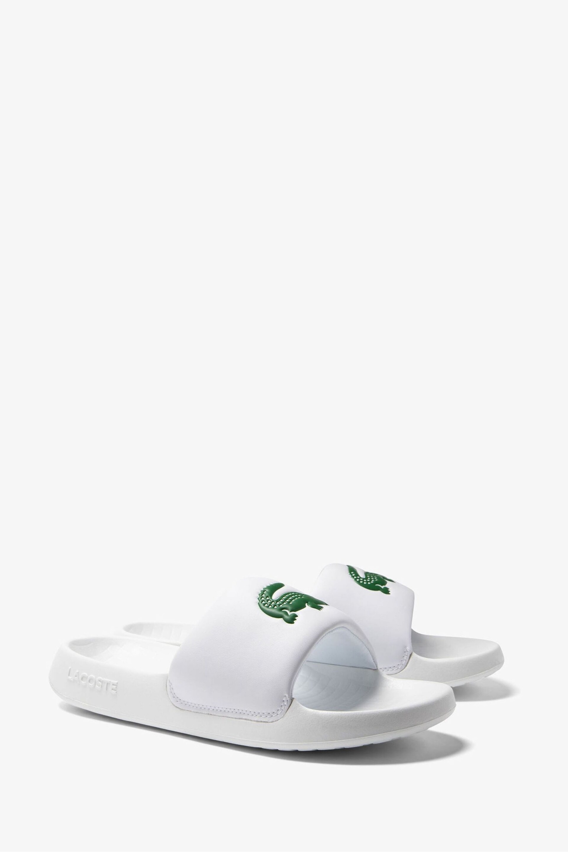 Lacoste Mens Serve Croco 1.0 Rubber Sliders - Image 5 of 6