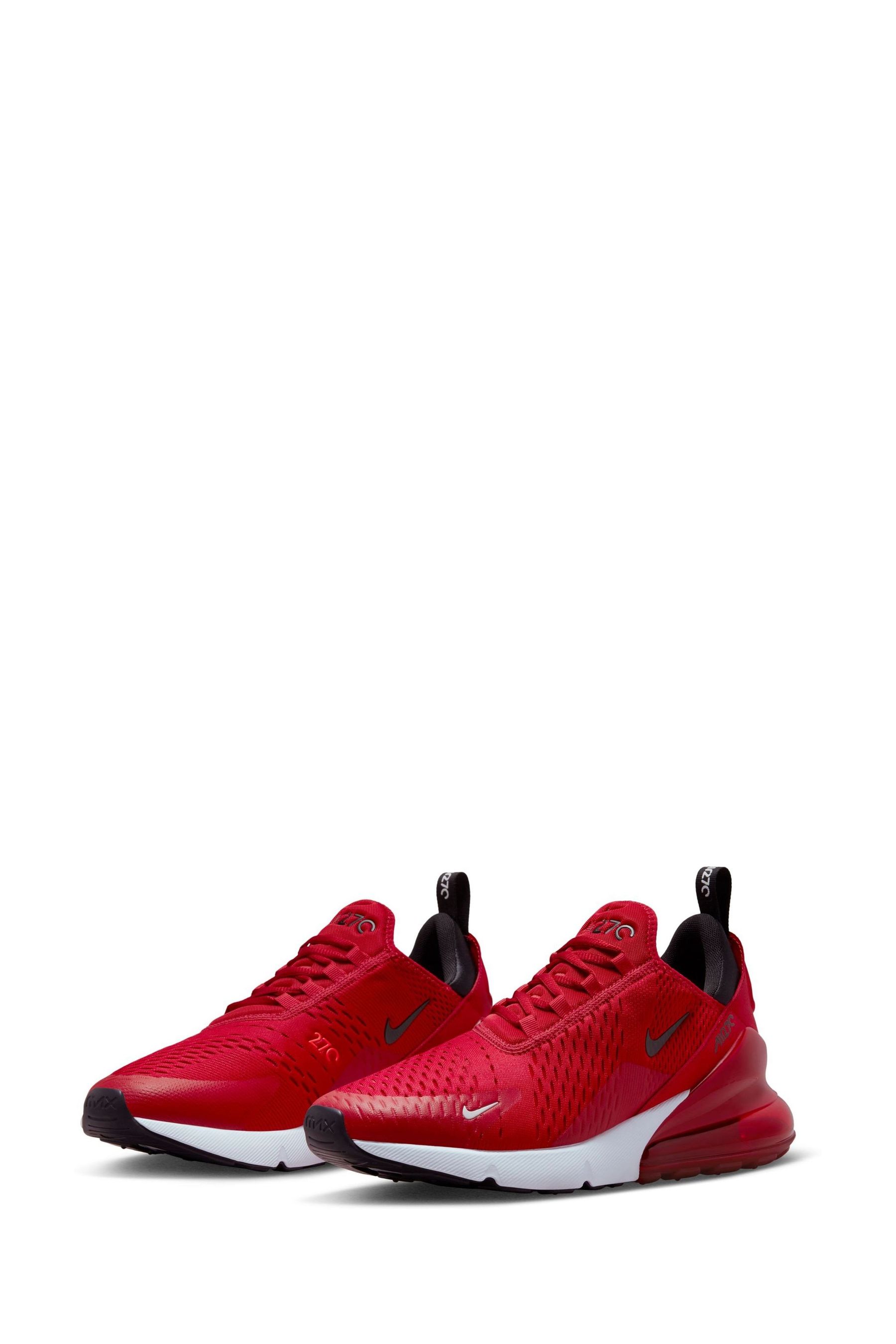 Buy Nike Red Air Max 270 Trainers from Next Luxembourg