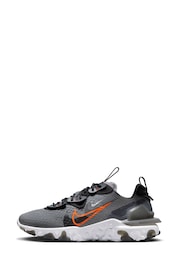 Nike Grey React Vision Trainers - Image 2 of 10