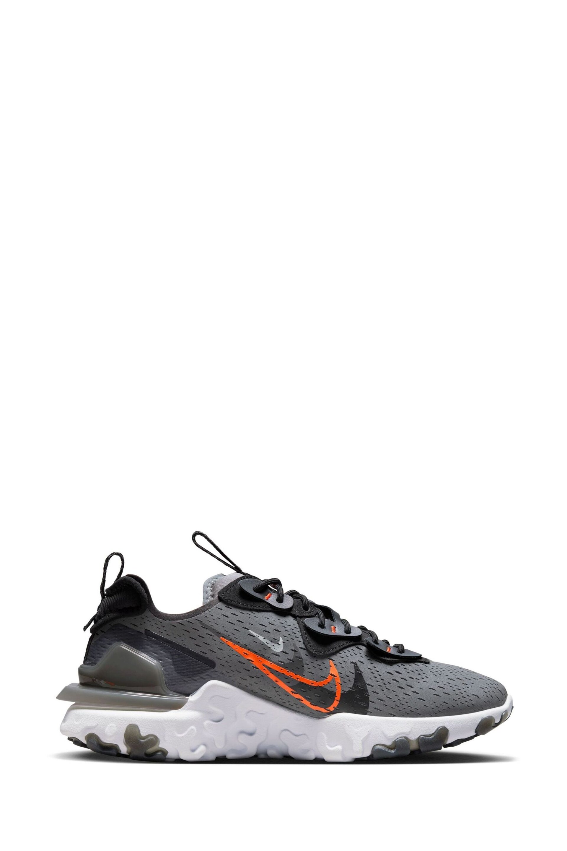 Nike Grey React Vision Trainers - Image 3 of 10