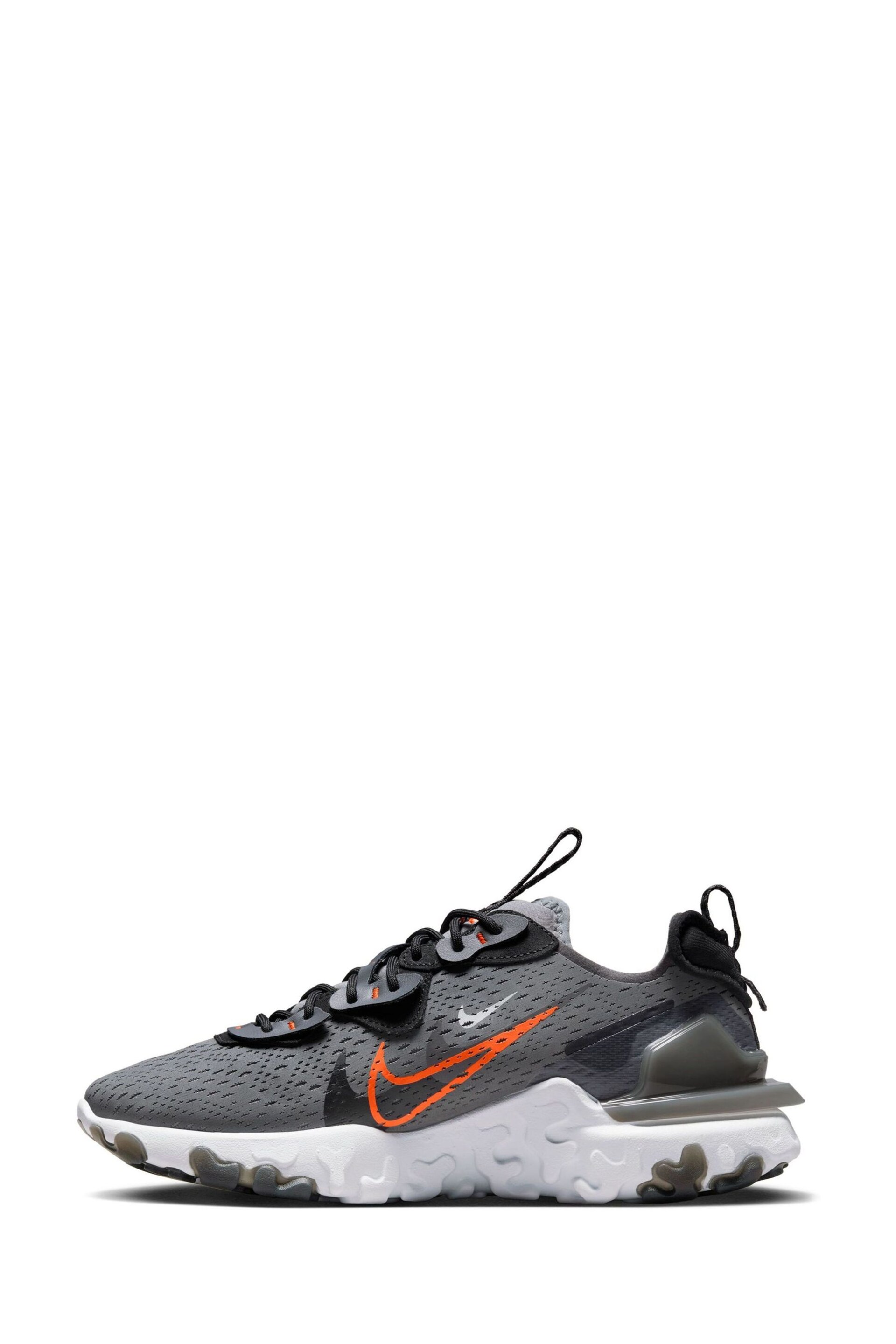 Nike Grey React Vision Trainers - Image 4 of 10