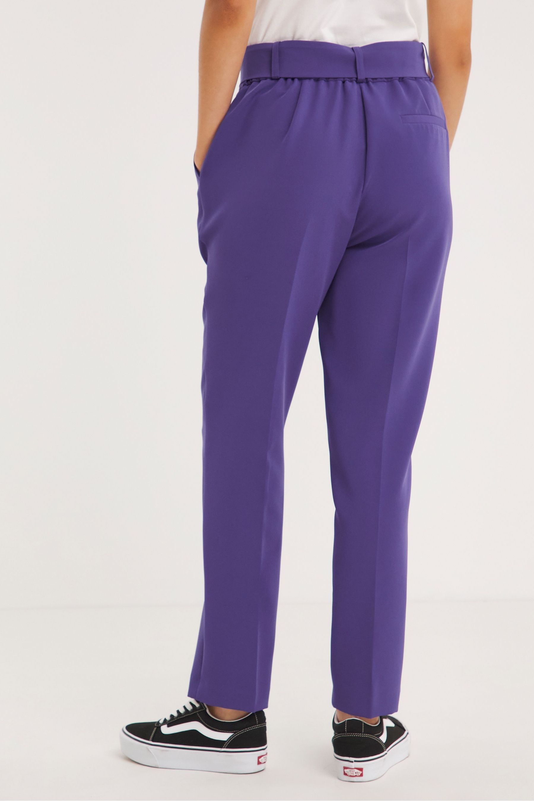 Next purple trousers shop