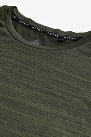Khaki Green Active Mesh Training T-Shirt - Image 10 of 11