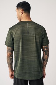 Khaki Green Active Mesh Training T-Shirt - Image 4 of 11