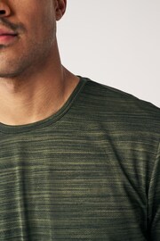 Khaki Green Active Mesh Training T-Shirt - Image 7 of 11
