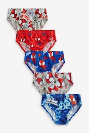 Spiderman 100% Cotton Briefs 5 Pack (1.5-10yrs) - Image 1 of 9