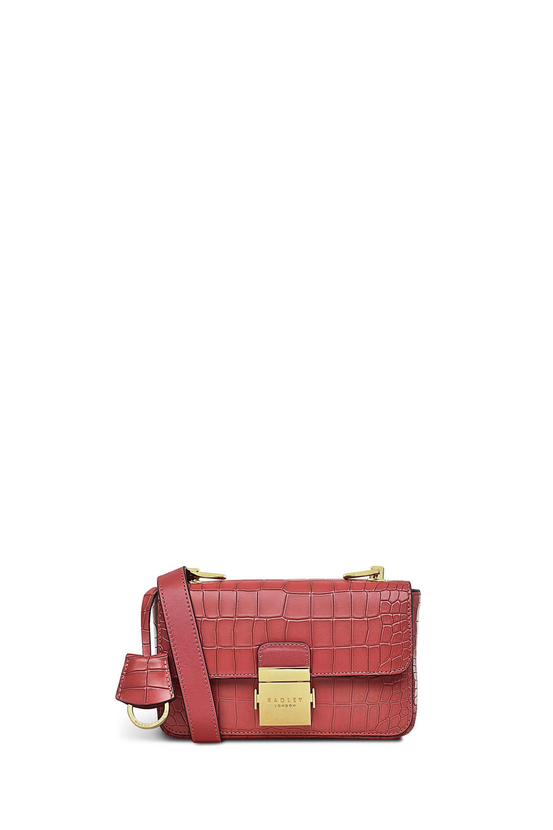 Red croc crossbody bag hot sale
