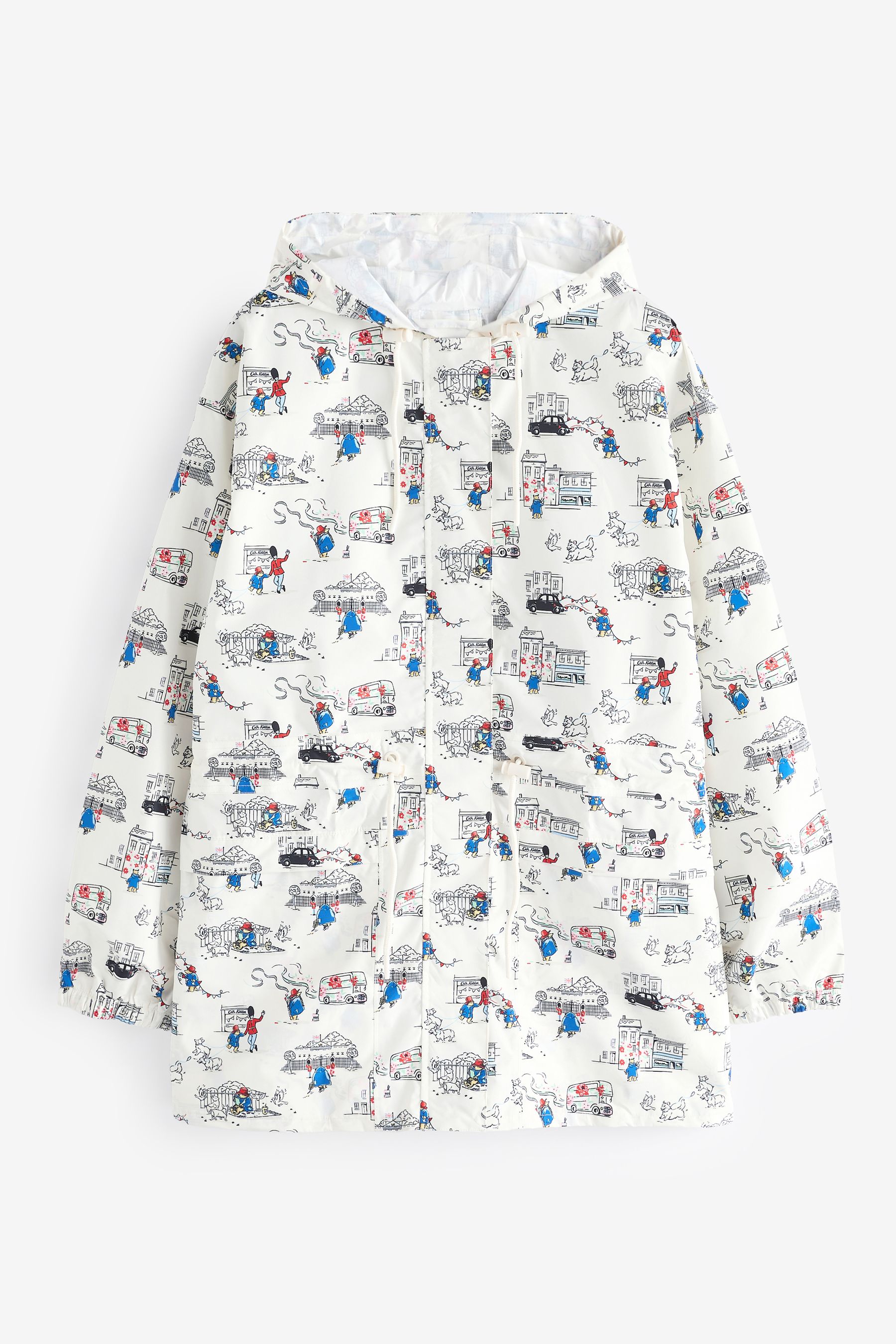 Buy Cath Kidston White Womens Cath Kidston Paddington Rain Jacket from the Next UK online shop