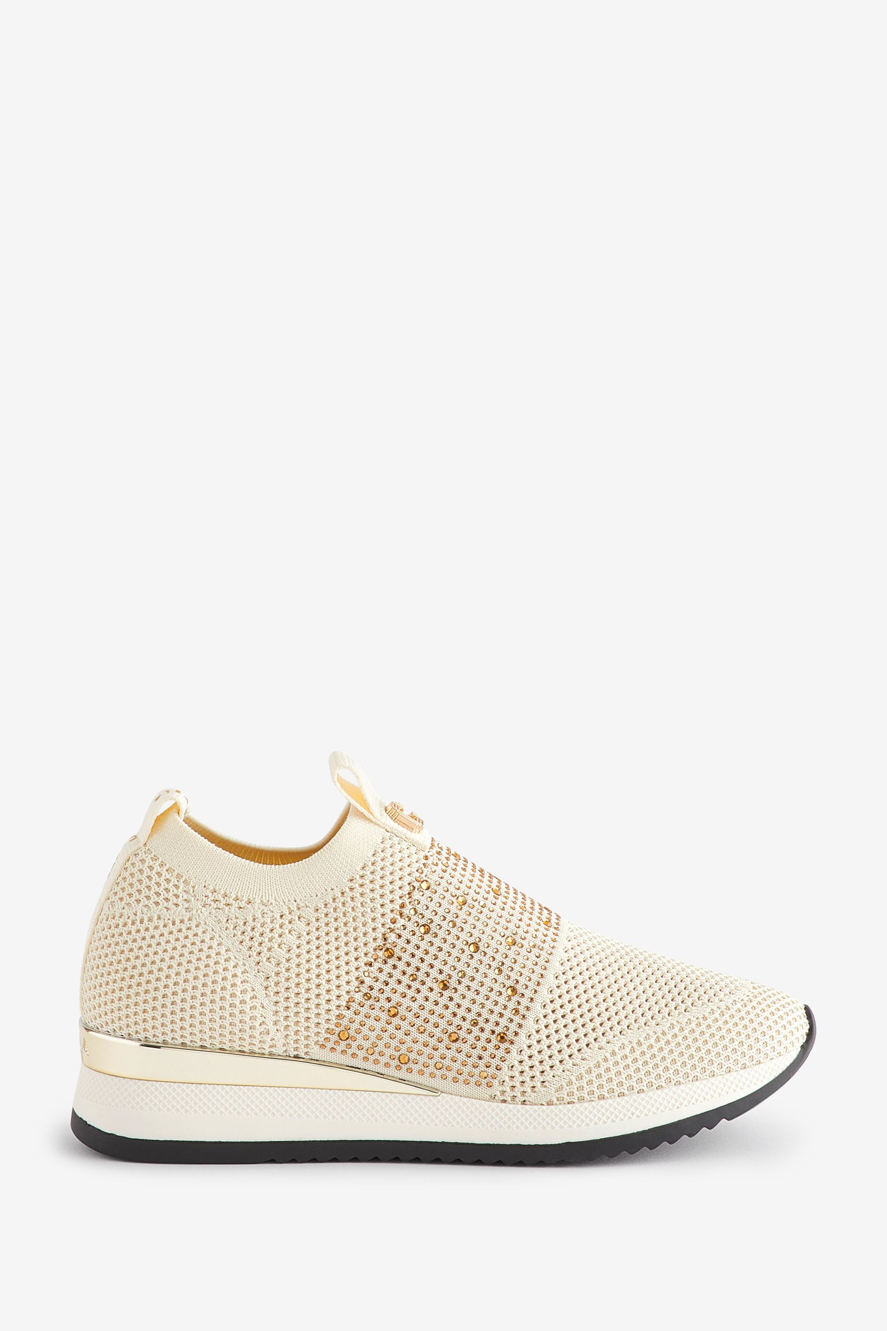 Carvela gold trainers new arrivals