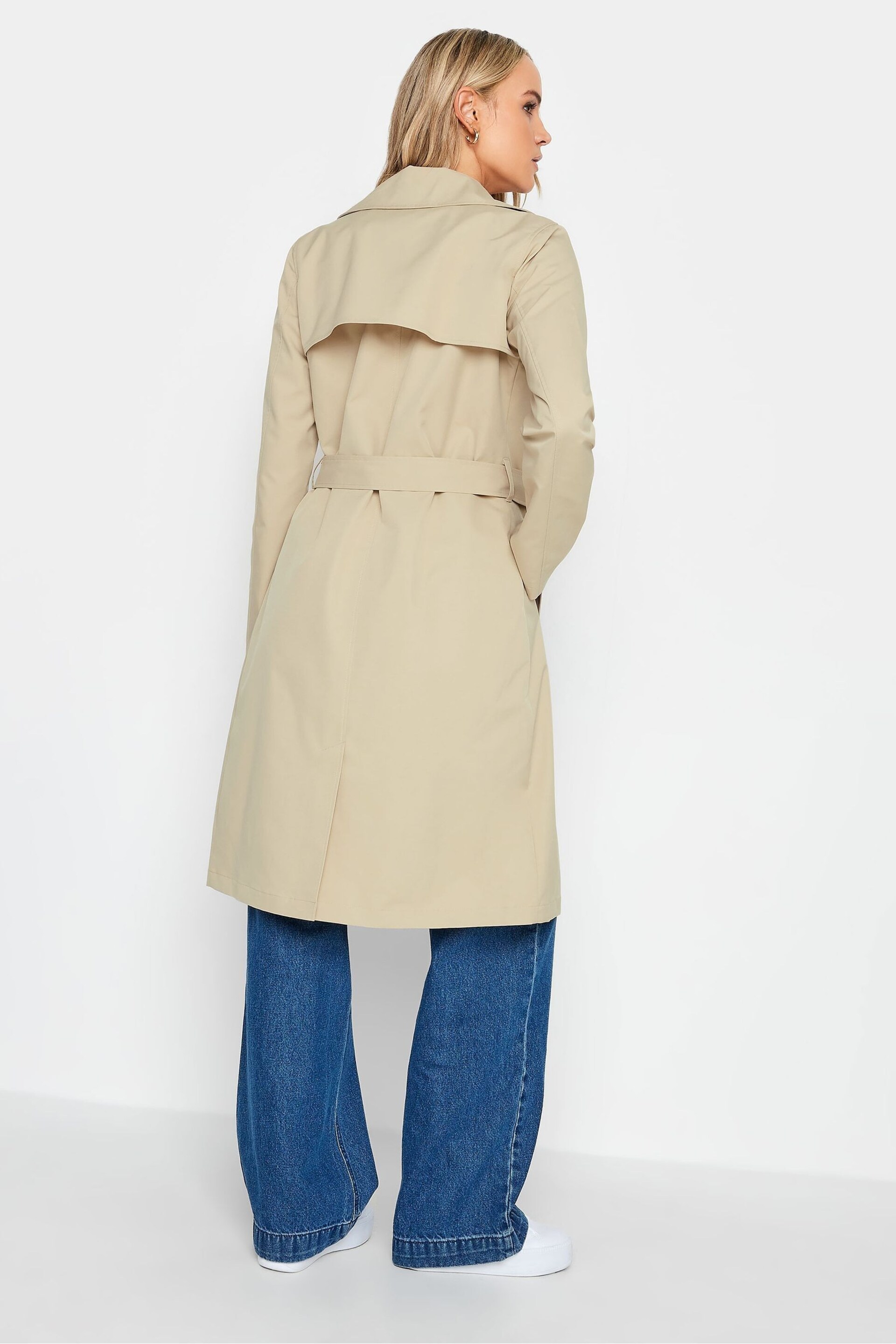 Long Tall Sally Natural Trench Coat - Image 2 of 5