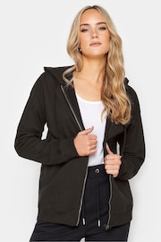 Long Tall Sally Black Zip Through Hoodie - Image 2 of 4