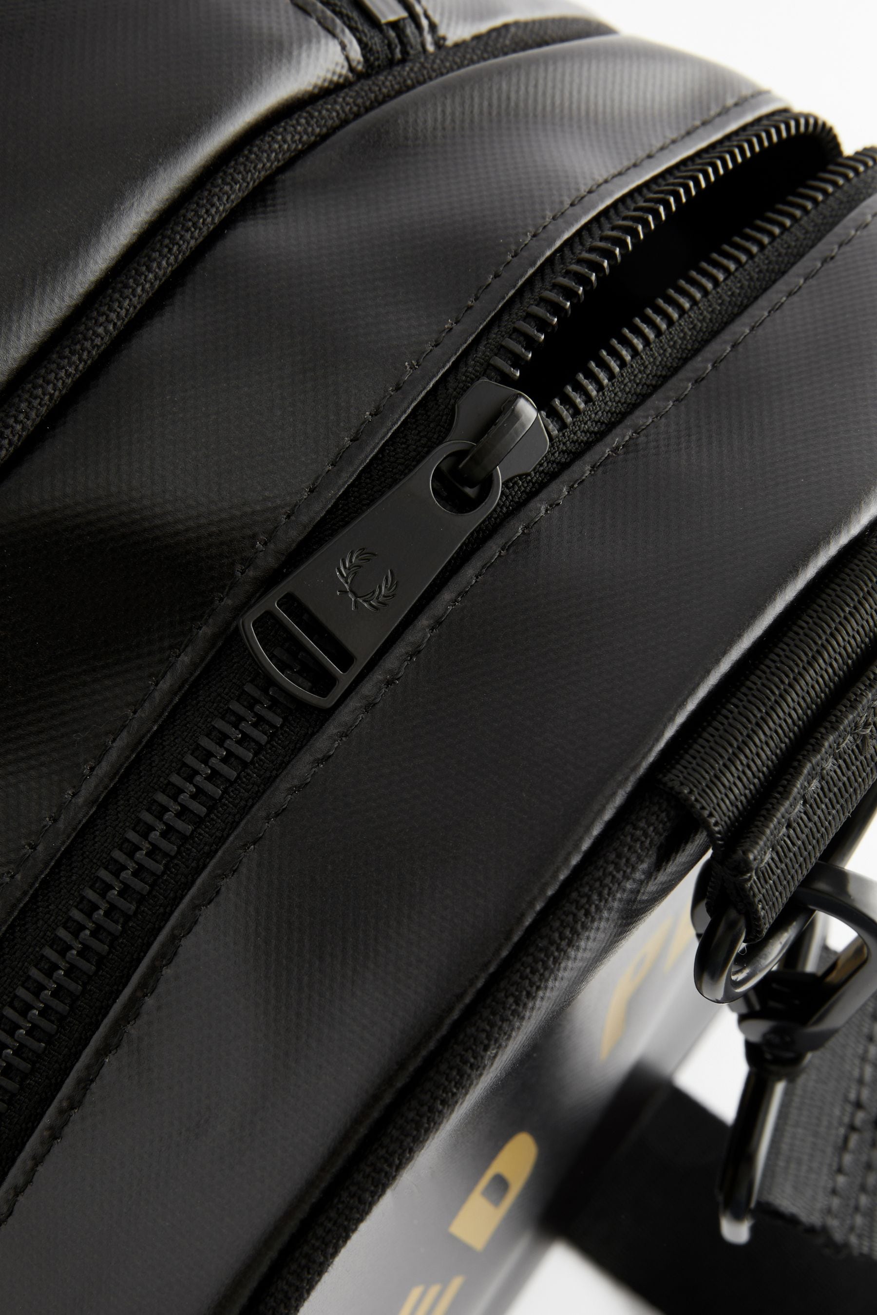 Fred perry leather backpack hot sale