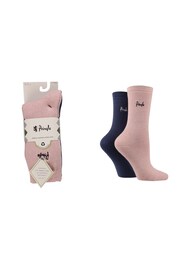 Pringle Pink/Black Fully Cushioned Leisure Socks - Image 3 of 3