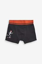 Skull Print Trunks 5 Pack (2-16yrs) - Image 4 of 8