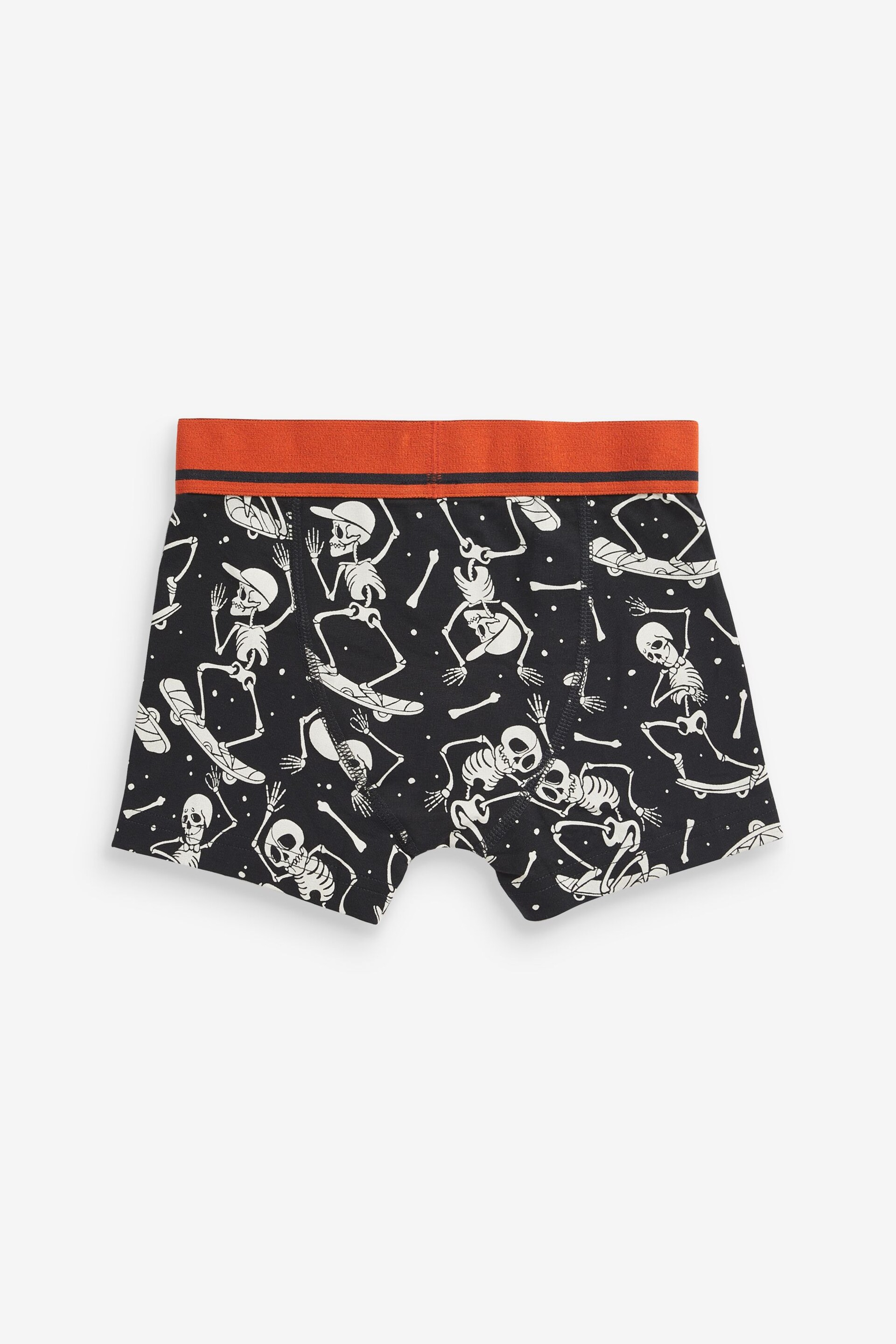 Skull Print Trunks 5 Pack (2-16yrs) - Image 7 of 8