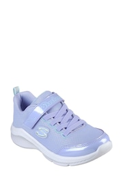 Skechers Purple Girls Sole Swifters Trainers - Image 3 of 5