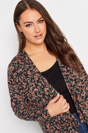 Yours Curve Brown Waterfall Cardigan - Image 4 of 4