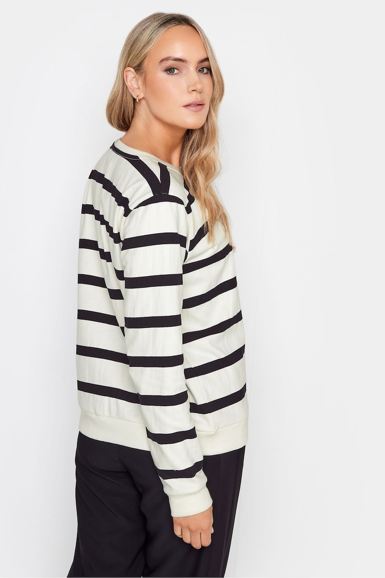 Long Tall Sally Cream Stripe Sweatshirt - Image 5 of 5