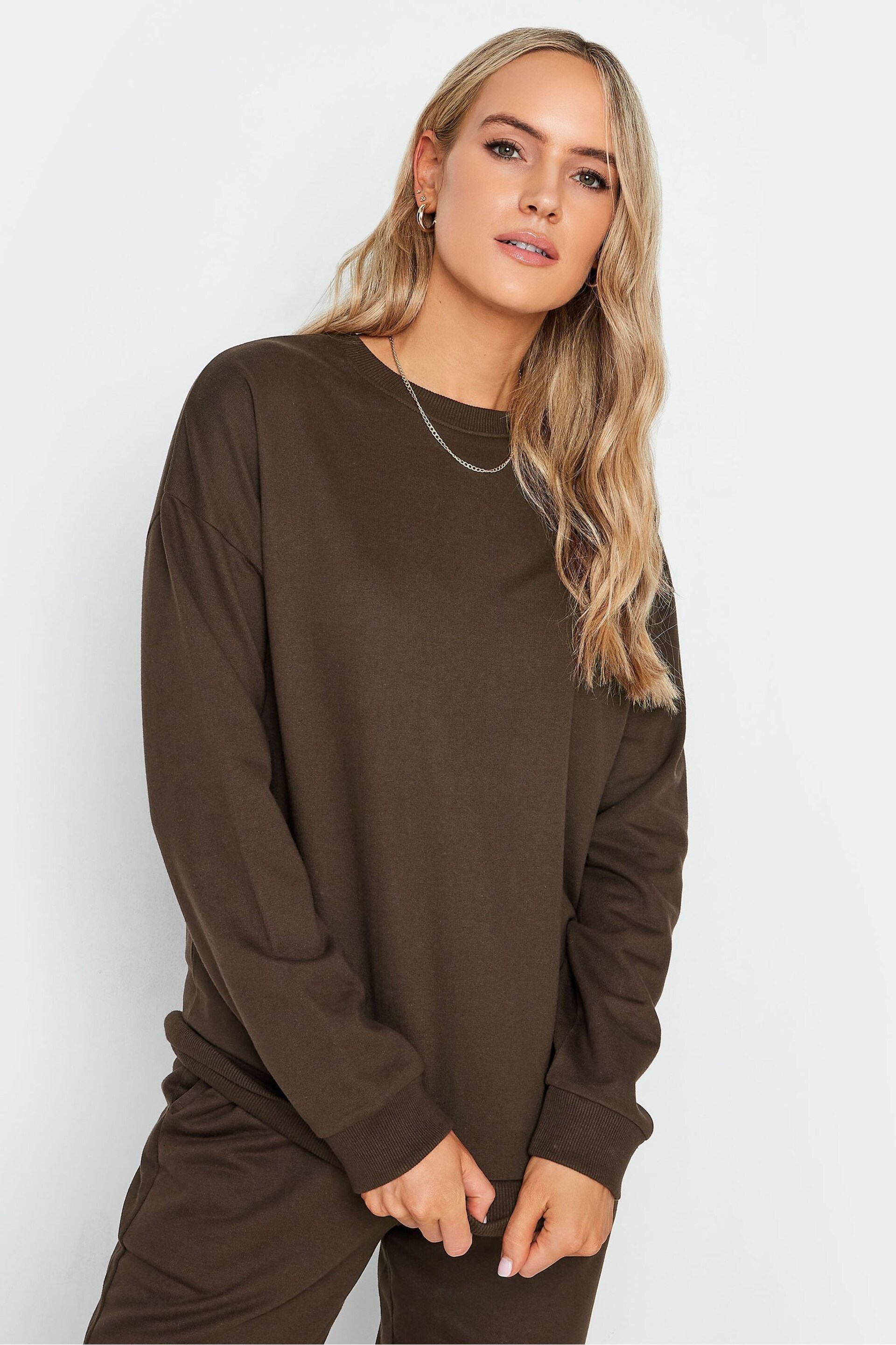 Long Tall Sally Brown Sweatshirt - Image 1 of 4