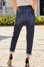 Sosandar Blue Slim Leg Mom Jeans - Image 4 of 4