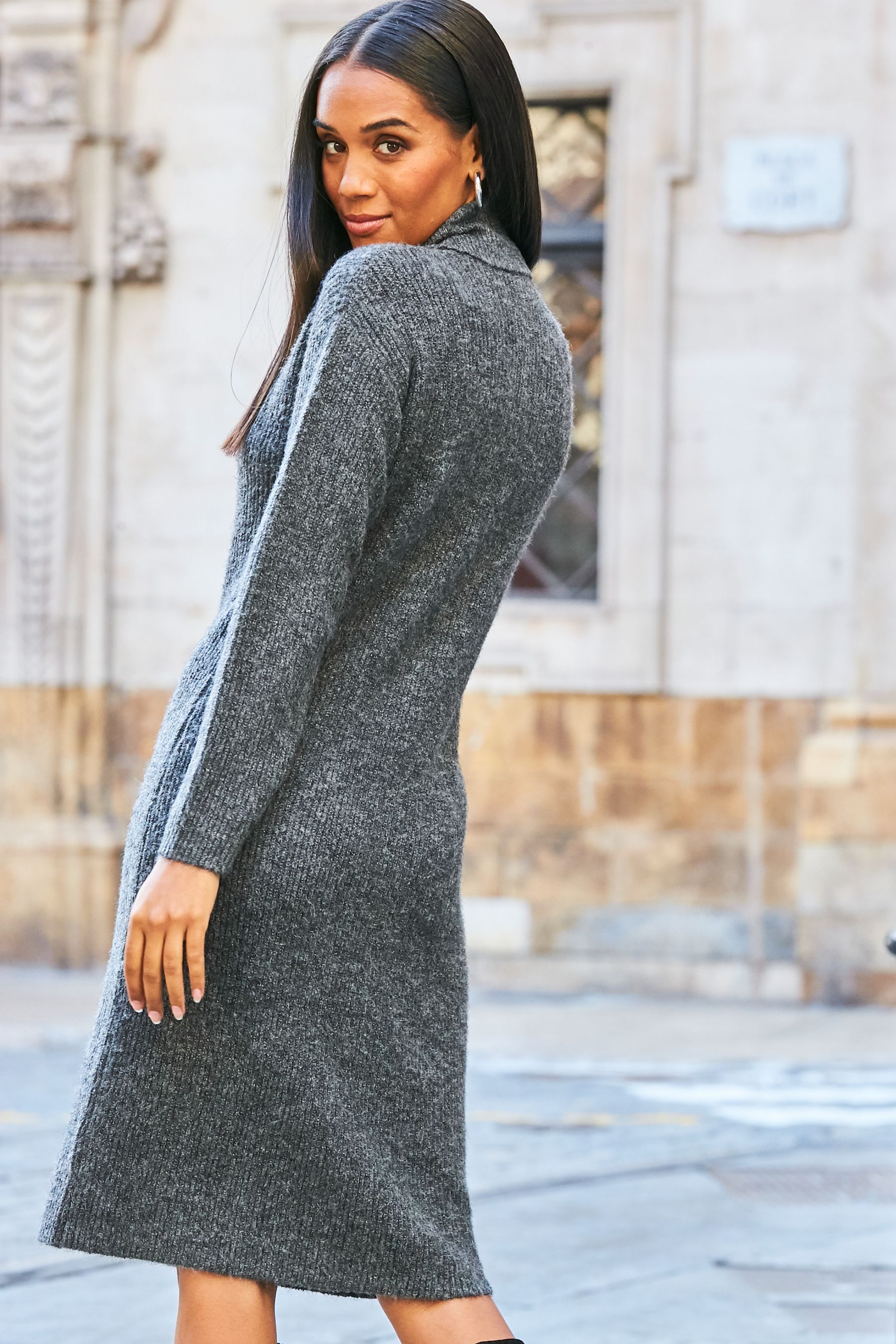 Gray jumper outfit hotsell