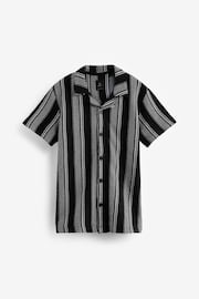 Black Stripe Short Sleeve Shirt (3-16yrs) - Image 1 of 3
