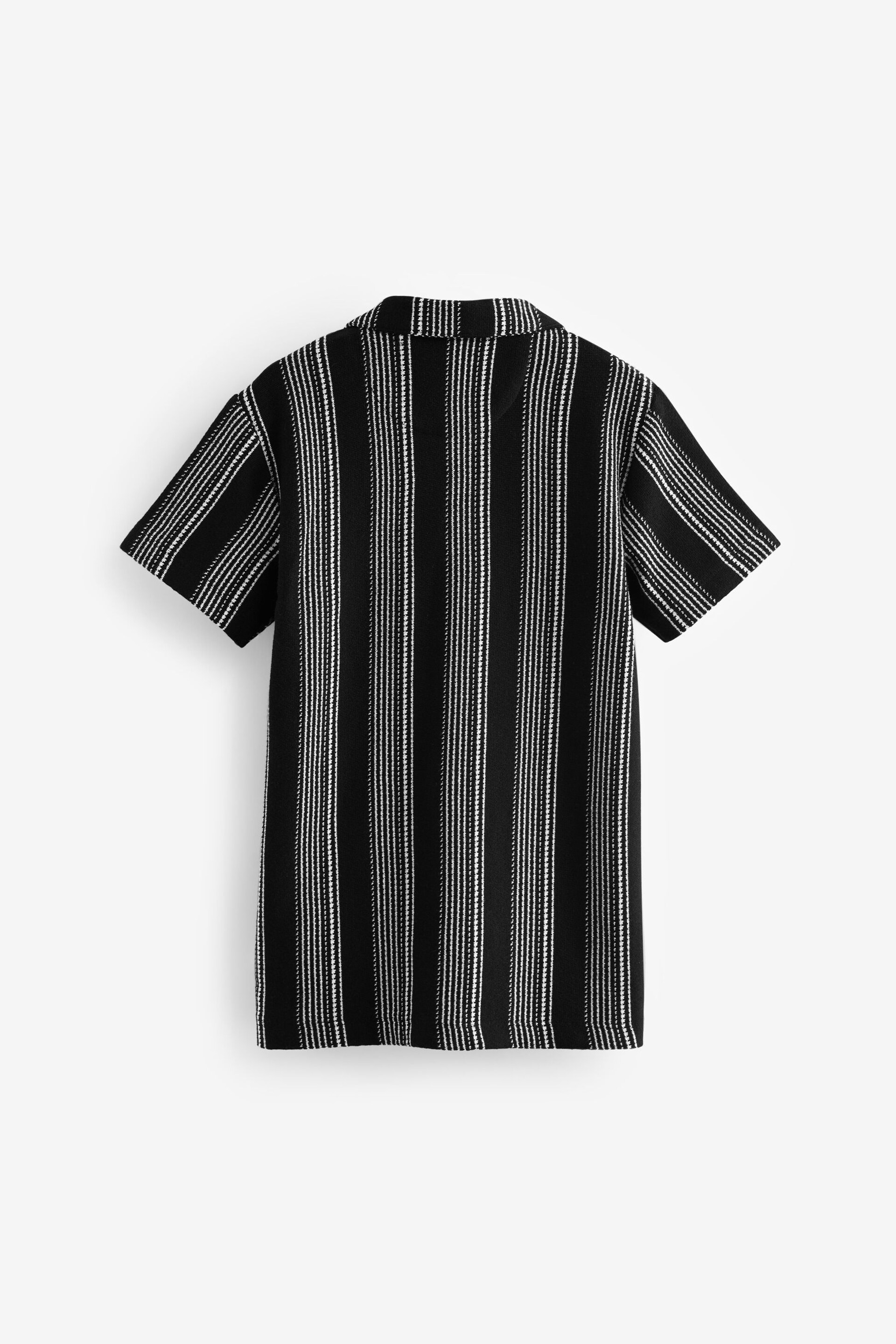 Black Stripe Short Sleeve Shirt (3-16yrs) - Image 2 of 3
