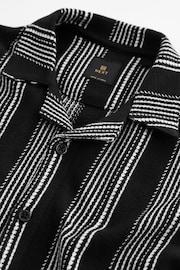 Black Stripe Short Sleeve Shirt (3-16yrs) - Image 3 of 3