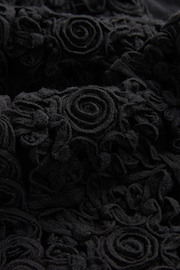 Black Cornelli Craft Sleeveless Cropped Waistcoat - Image 6 of 6