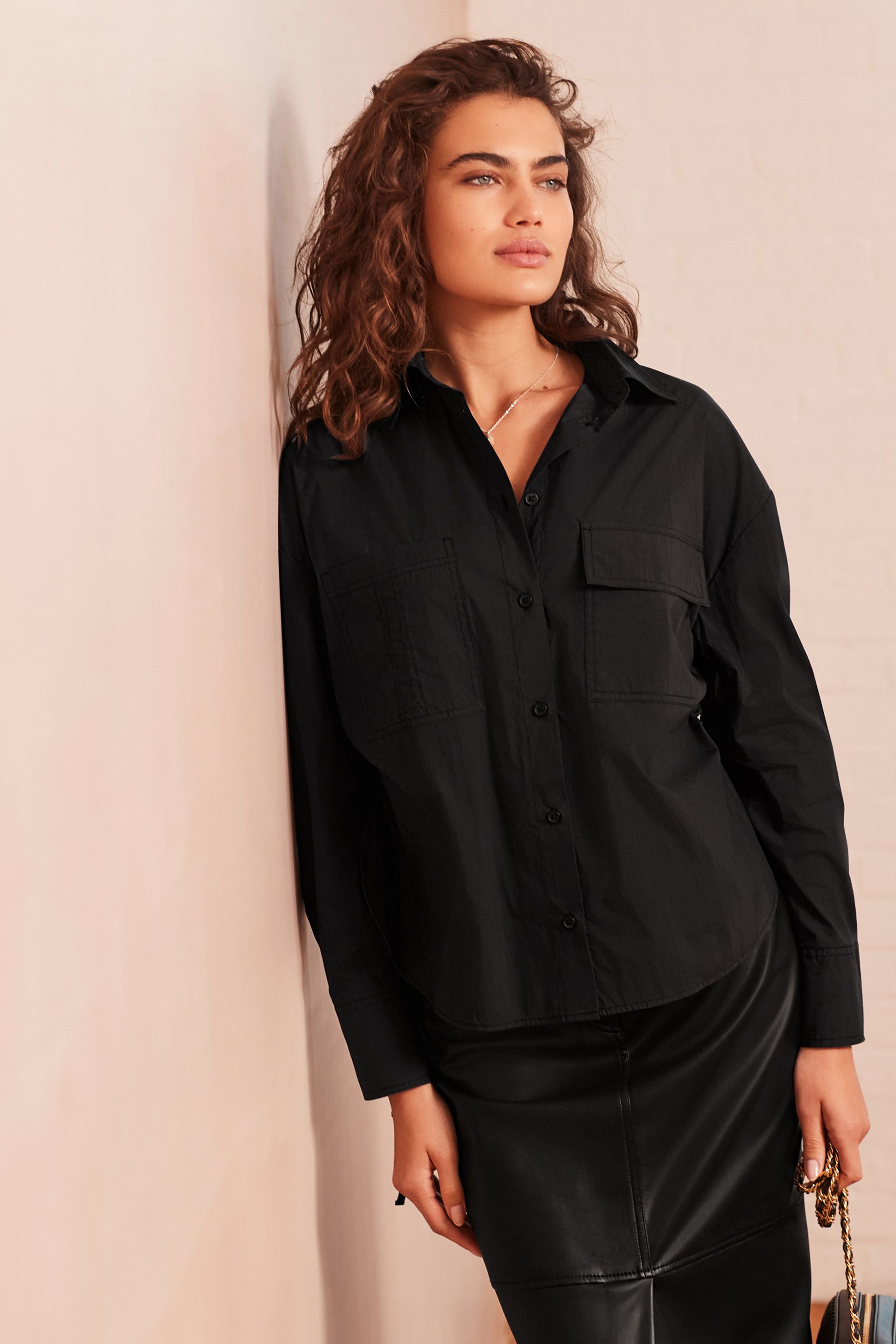 Ruched side shirt new arrivals