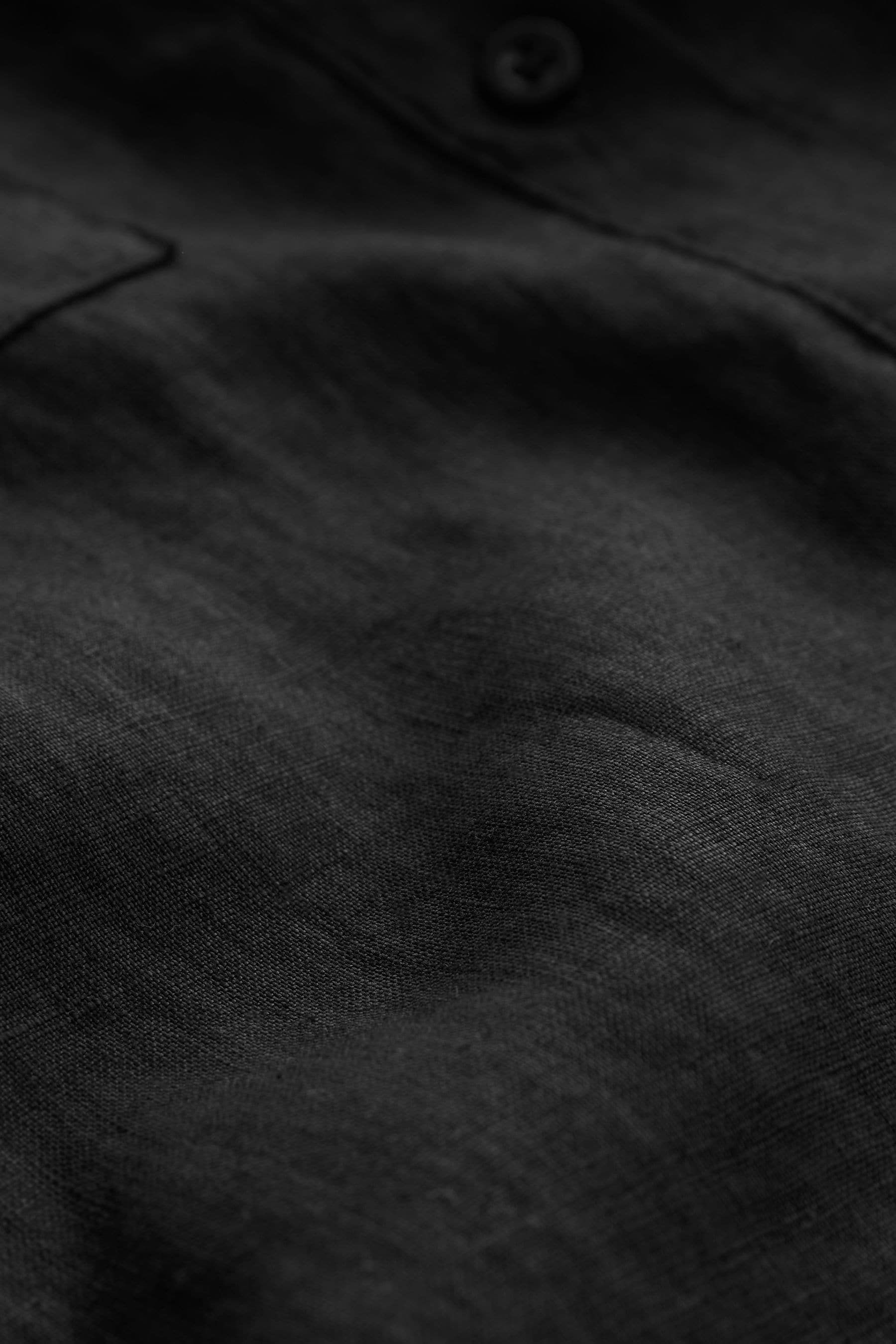 Buy Black 100 Linen Long Sleeve Shirt from Next France