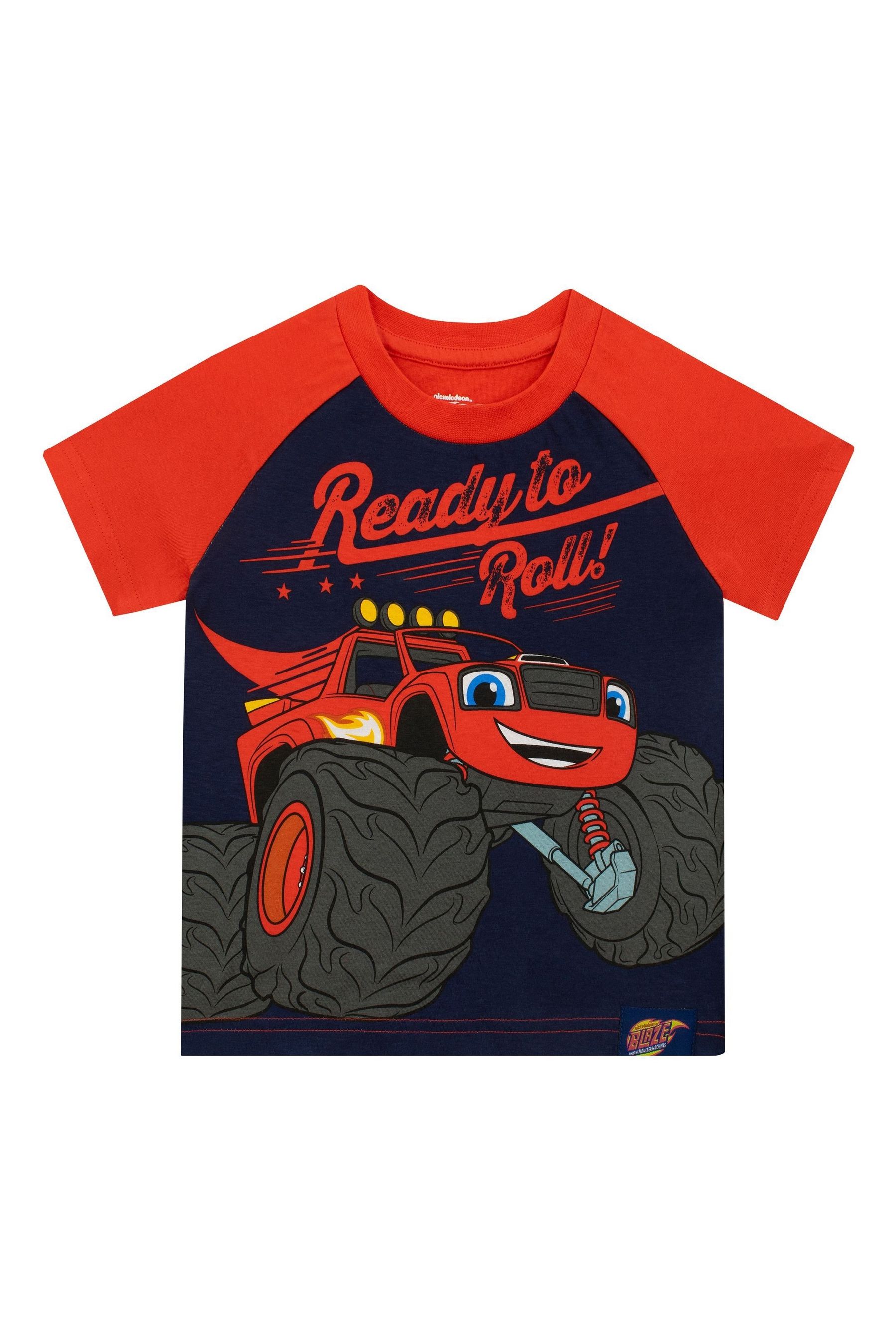 Character Blue 100 Cotton Blaze and The Monster Machines T Shirt