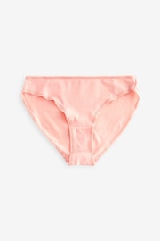 Green/Pink High Leg Cotton Rich Knickers 4 Pack - Image 5 of 8