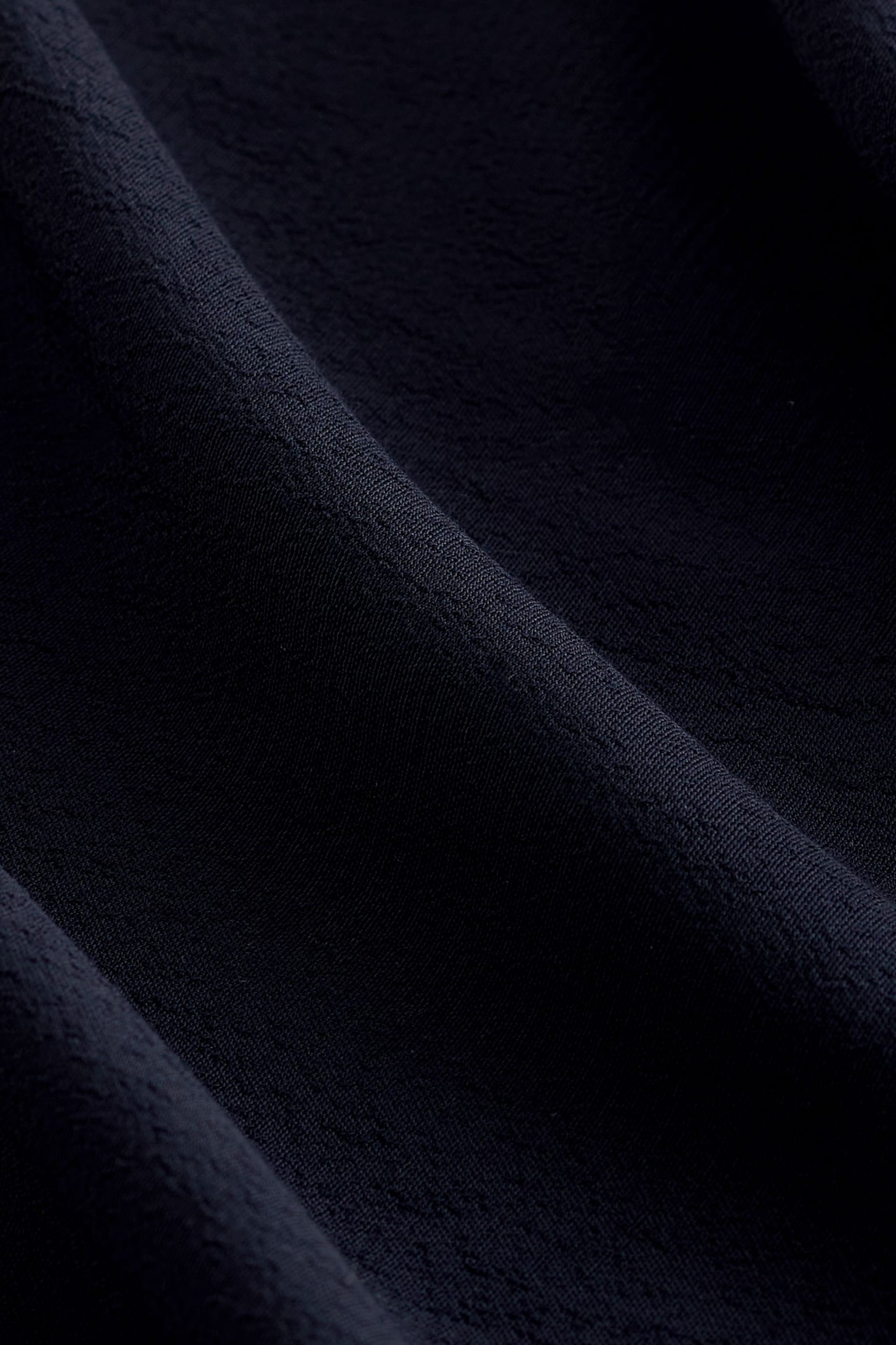 Navy Blue Sleeveless Knot Shoulder Column Maxi Dress - Image 5 of 5