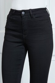 Sosandar Black Chrome Tall Sculpting Skinny Jeans - Image 3 of 4