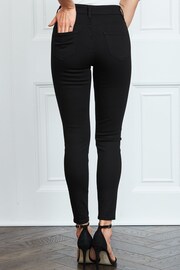 Sosandar Black Chrome Tall Perfect Skinny Jeans - Image 3 of 5