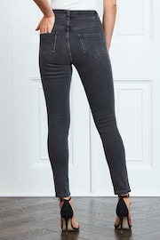 Sosandar Light Grey Tall Perfect Skinny Jeans - Image 3 of 4
