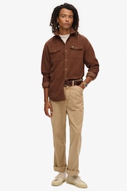 Superdry Brown Trailsman Cord Shirt - Image 2 of 5