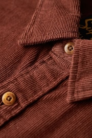 Superdry Brown Trailsman Cord Shirt - Image 5 of 5