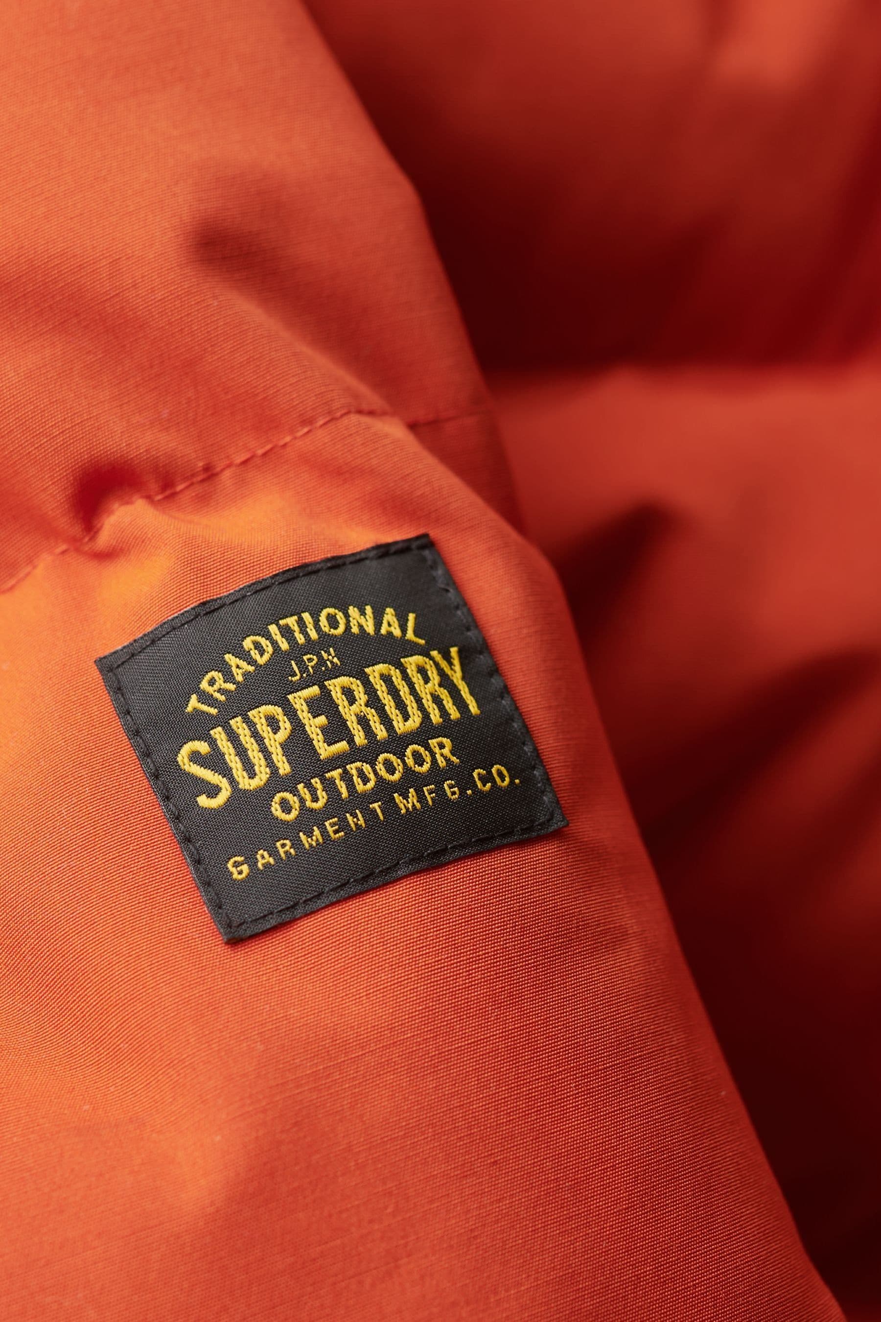Buy Superdry Orange Everest Hooded Puffer Jacket from Next United Arab Emirates