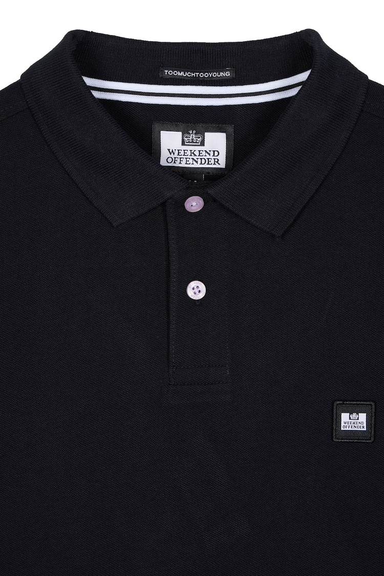 Weekend Offender 100% Cotton Caneiros Logo Polo Shirt - Image 5 of 5