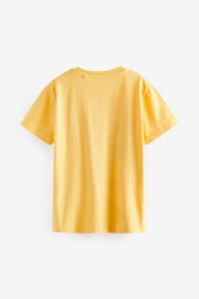 Yellow Shark Snorkel 100% Cotton Short Sleeve Graphic T-Shirt (3-16yrs) - Image 2 of 4