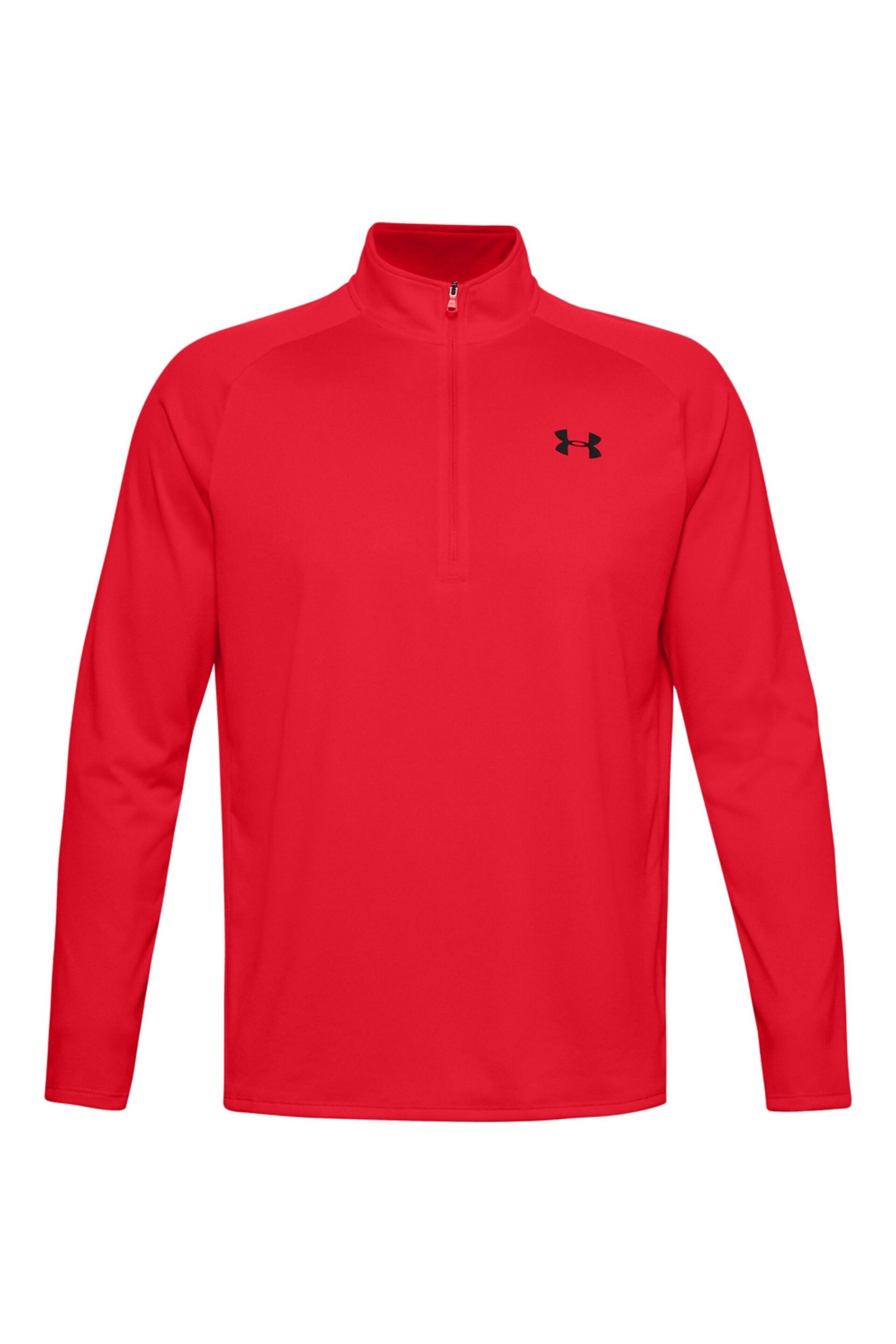 Under Armour Red Under Armour Red Tech 2.0 1/2 Zip Top - Image 5 of 6