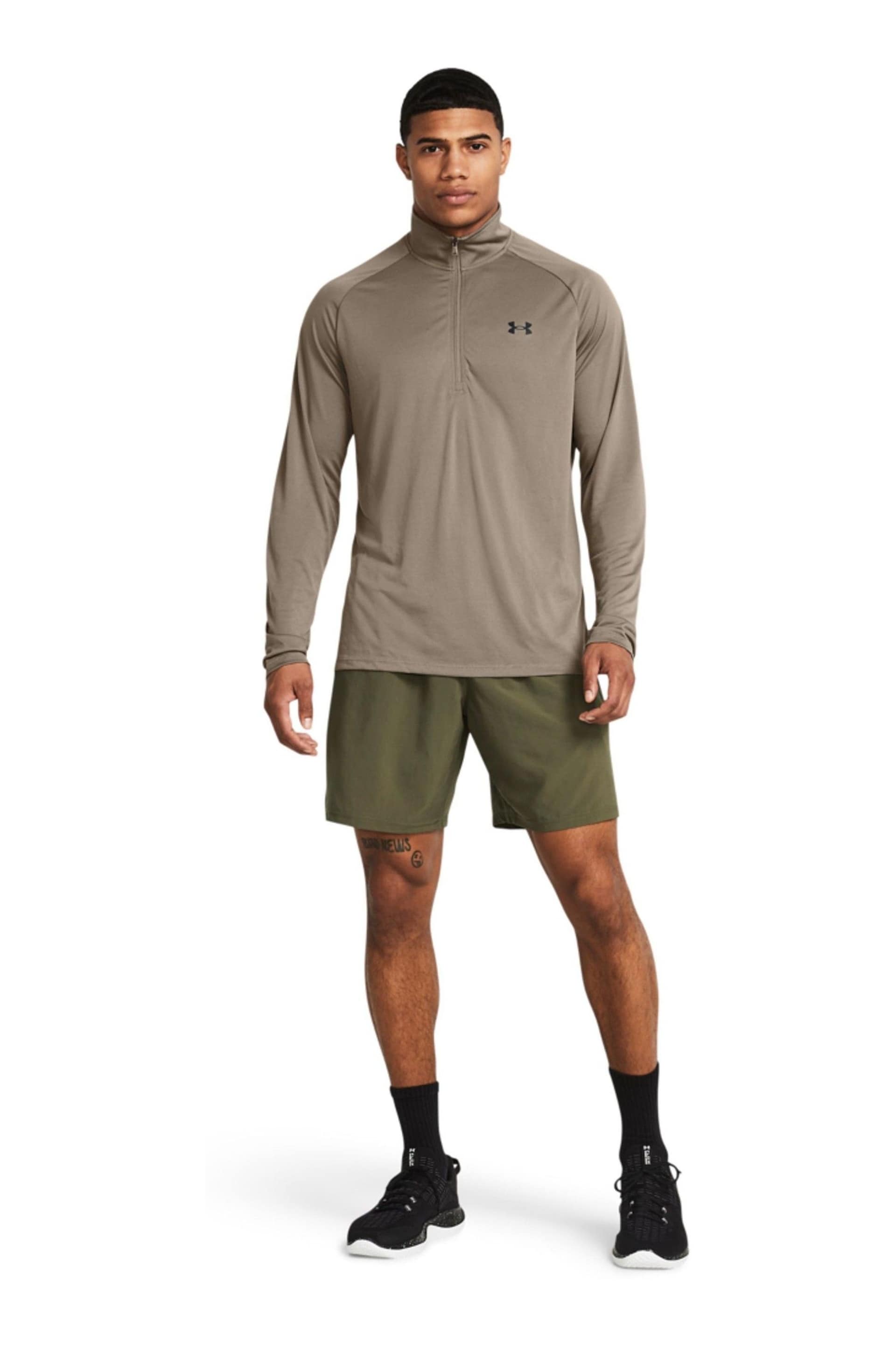Under Armour Green Under Armour Green Woven Wordmark Shorts - Image 3 of 4