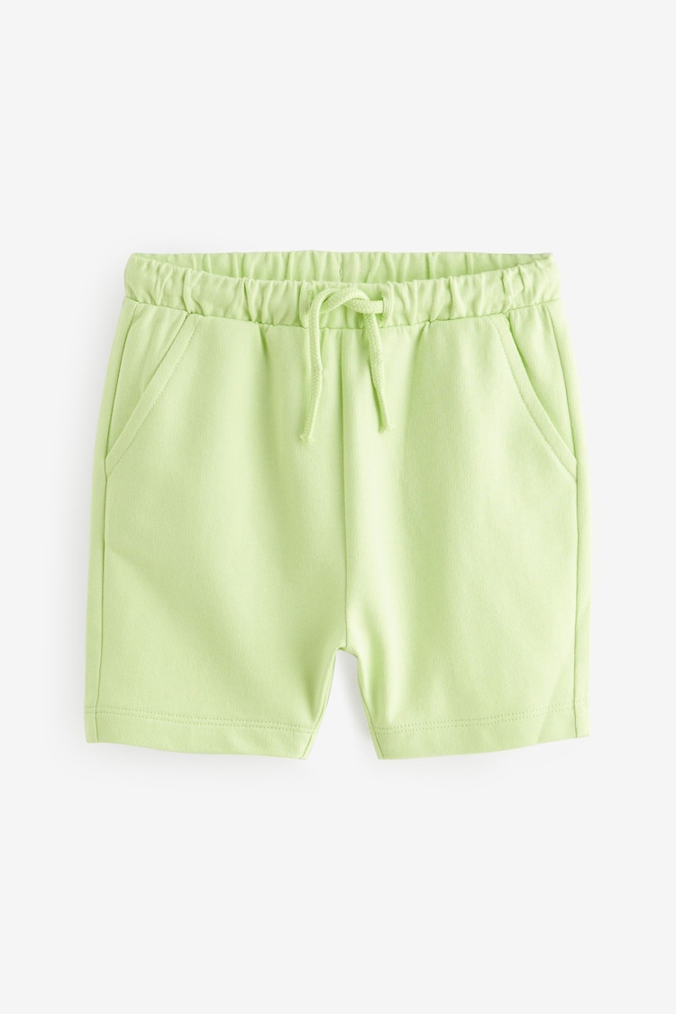 Green 100% Cotton Jersey Shorts (3mths-7yrs) - Image 1 of 3